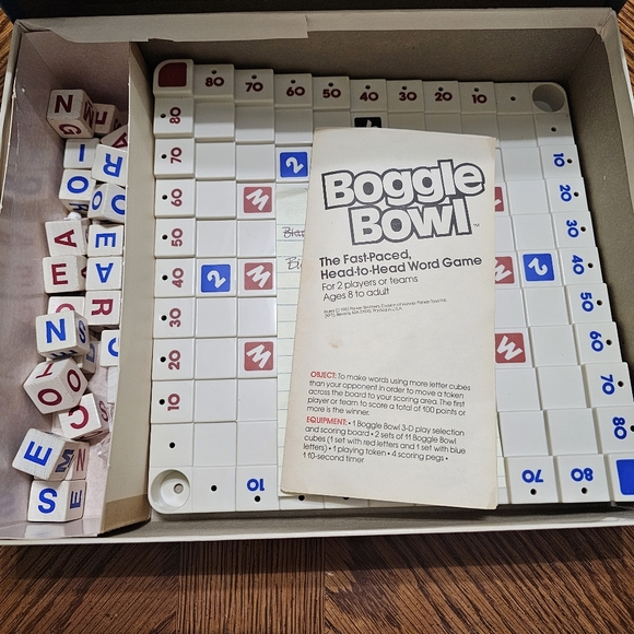 Boggle Bowl 1987 Parker Brothers Game - Picture 4 of 5